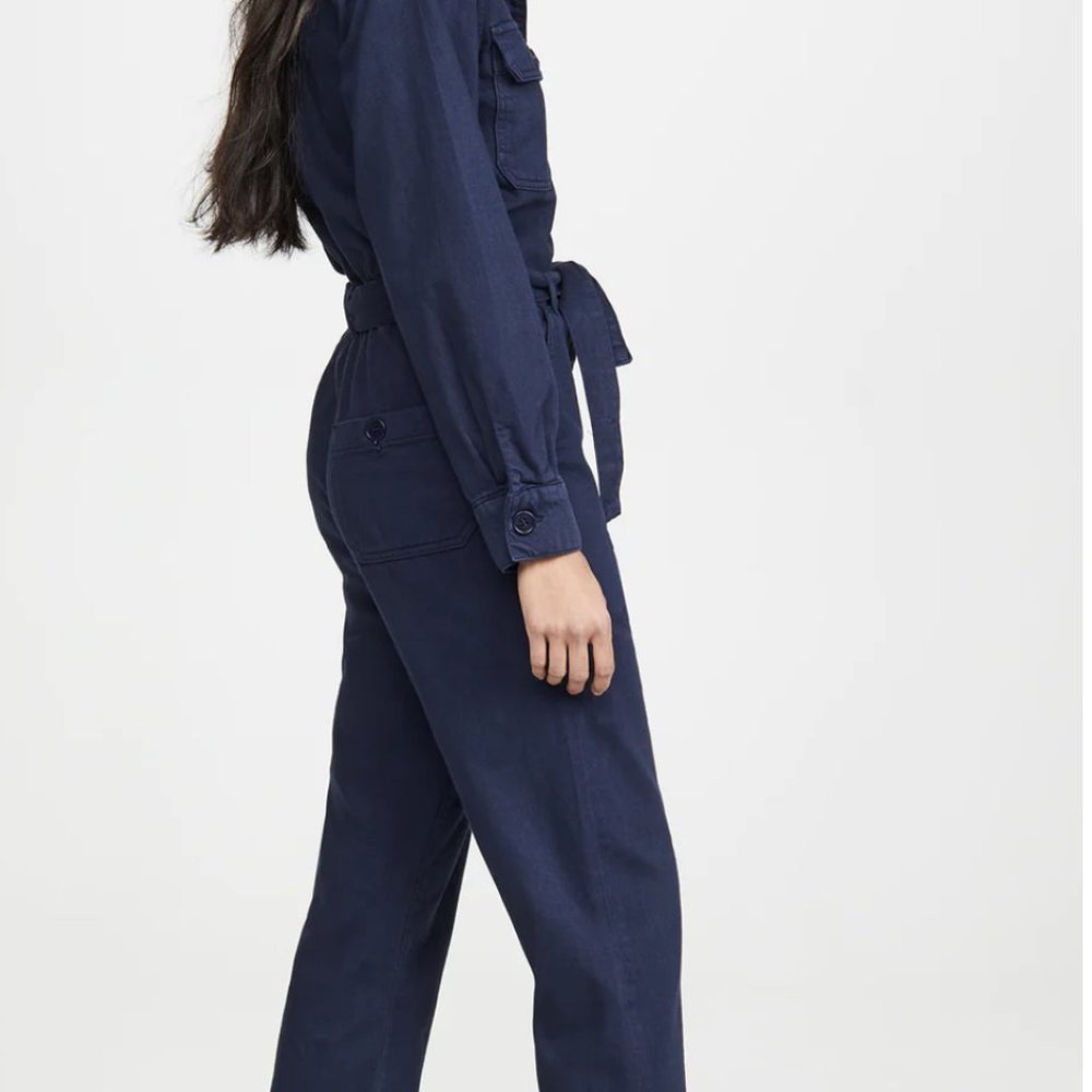 Reformation Kendall Boiler Jumpsuit, Navy - Picture 4 of 6